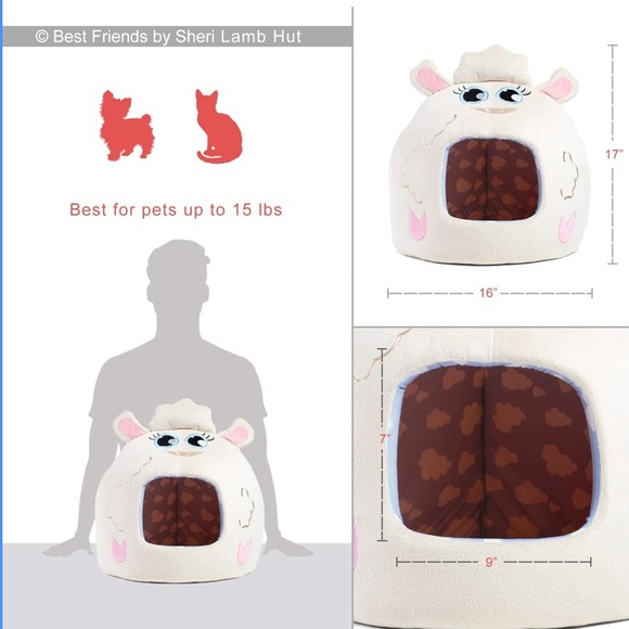 NWT Small Pet Bed (hut) - Picture 7 of 14